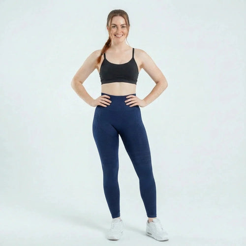 3D Leggings - Blue Navy