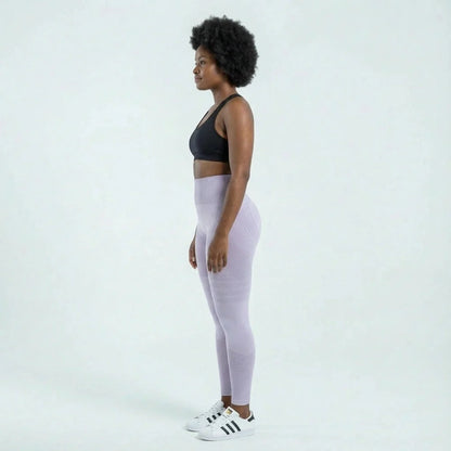 3D Leggings - Light Purple