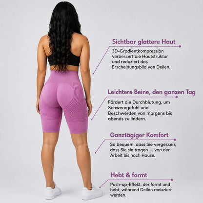 3D Short Legging – Hot Pink