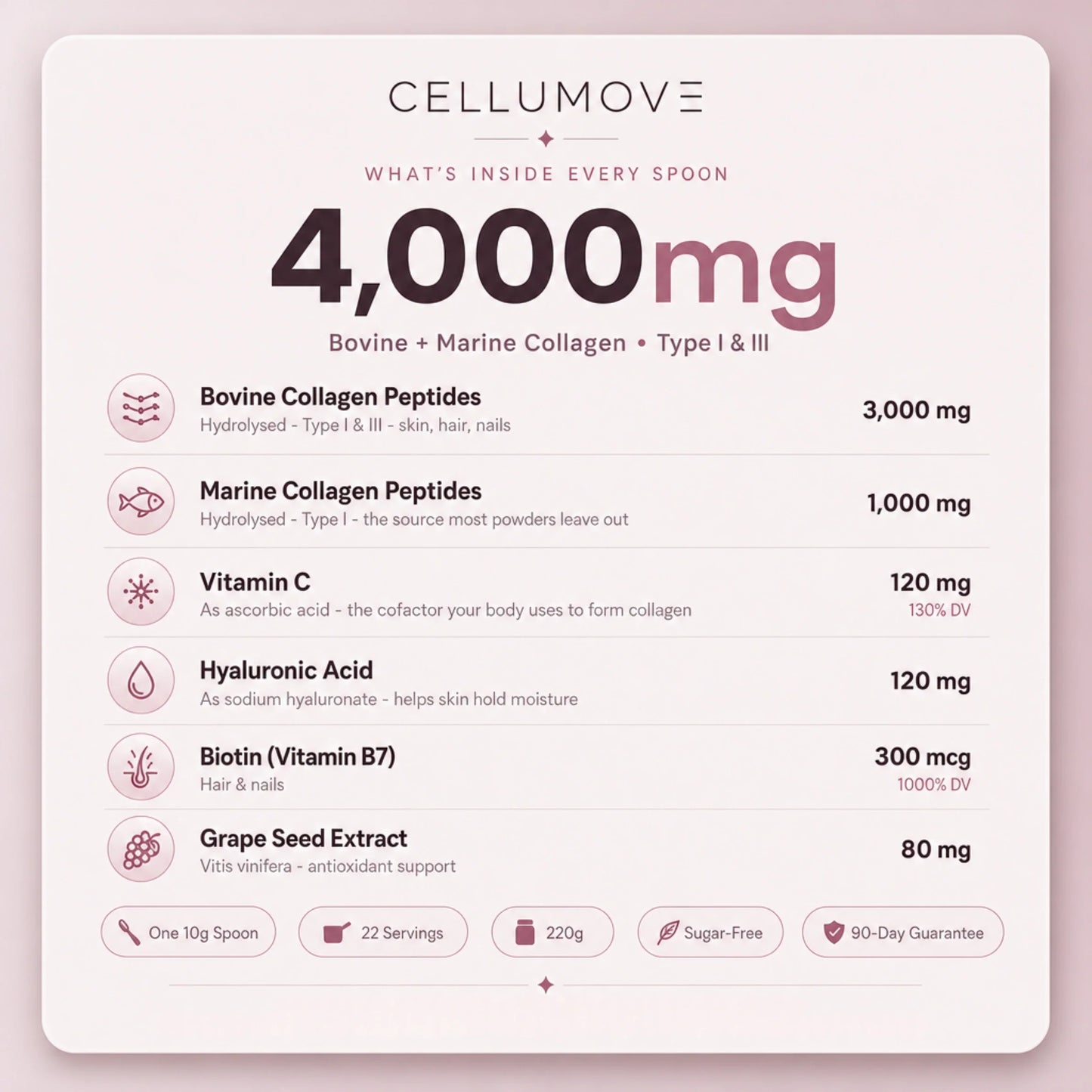 Multi Collagen Superblend — Chocolate | Firmer Skin, Fuller Hair, Stronger Nails