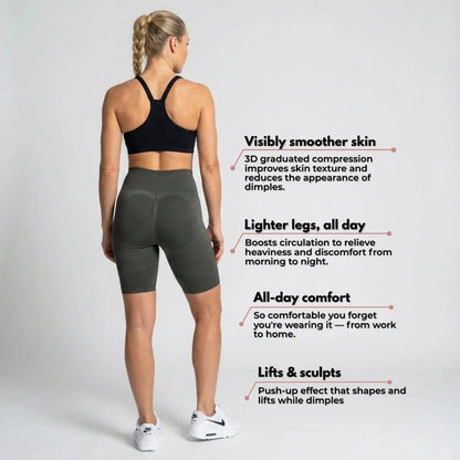 3D Short Legging – Dark Grey