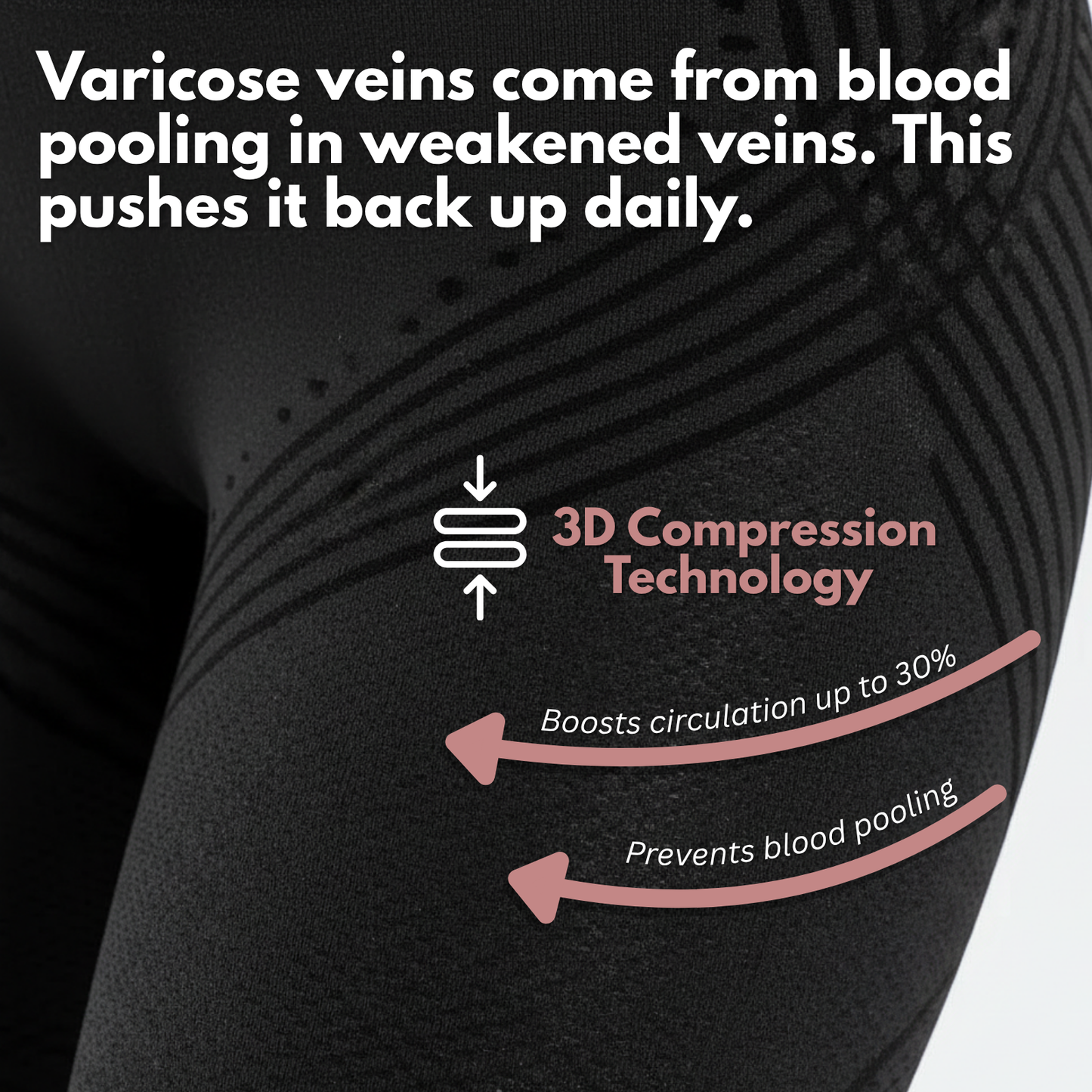 Varicose Vein 3D Compression Legging
