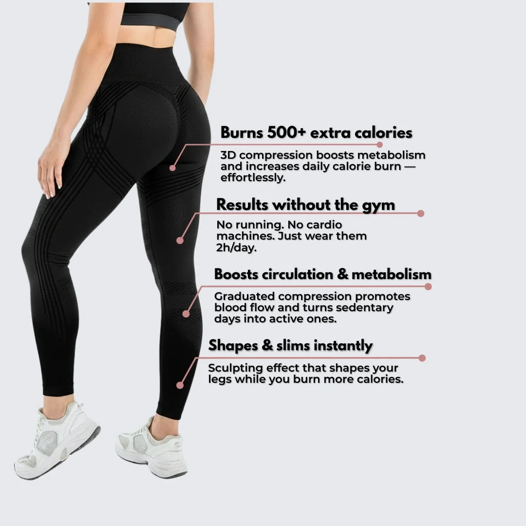 The calorie-burning legging for women who hate the gym — burn 500+ extra calories daily without exercise